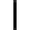 Ekena Millwork Bulwark Steel Bracket, Powder Coated Black 2"W x 18"D x 18"H BKTM02X18X18BUPBL - alternate 4
